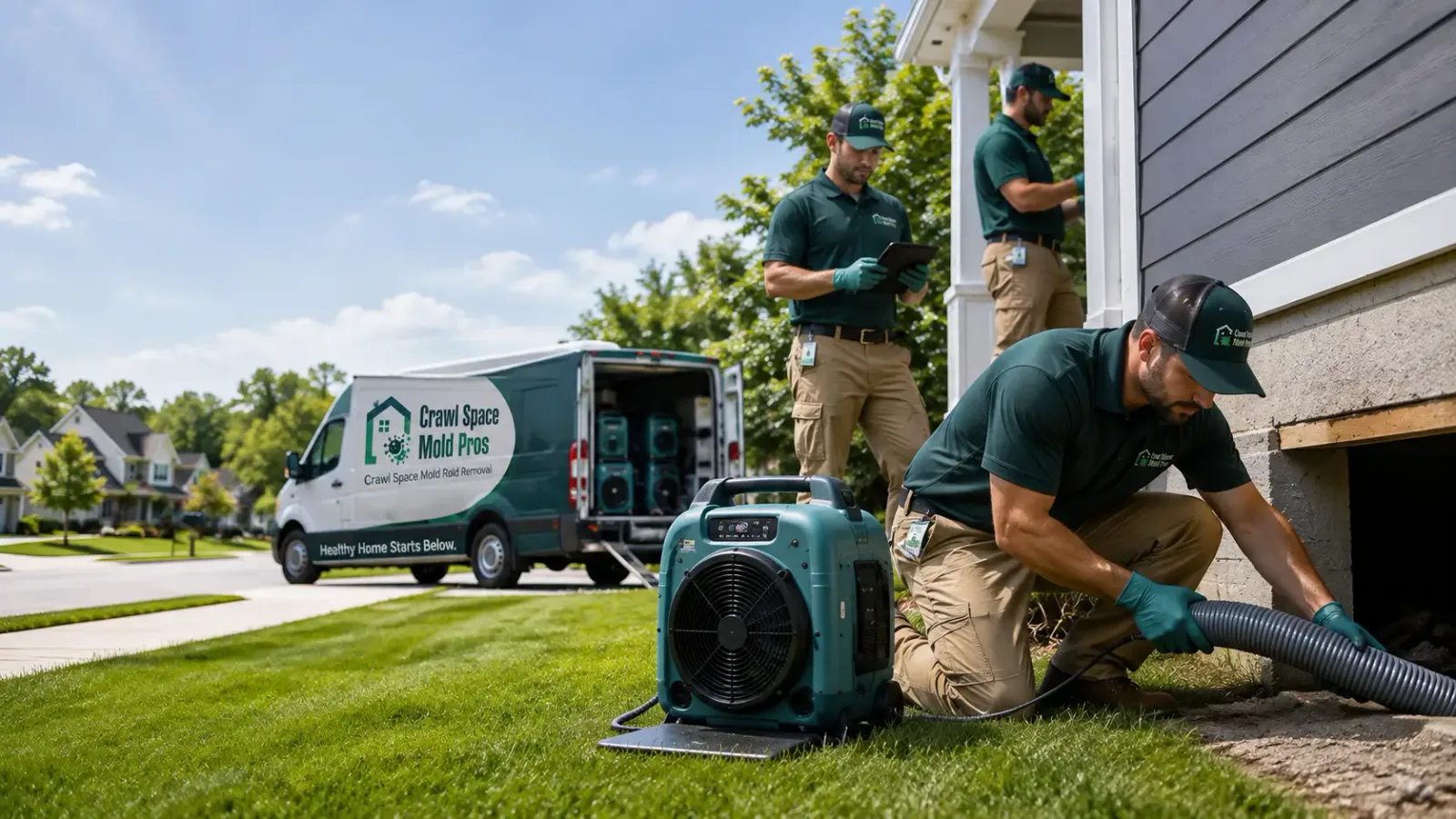 Crawl Space Mold Removal in Delaware, OH